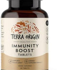Terra Origin Immunity Support Supplement Vitamin C D3 Zinc Selenium Turmeric Ecea Ginger & Andrographis With Bioperine Daily Immune Booster & Antioxidant Blend 30 Tablets