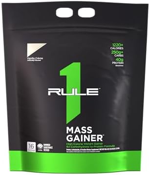 Rule 1 Proteins Rule1 Mass Gainer Highcalorie Weight Gain Formula With 1220+ Calories 250G+ Complex Carb Blend 40G Allwhey Protein Per Serving (8 Servings Chocolate Fudge)