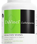 Davinci Labs Healthy Veins Dietary Supplement To Support Vascular Health And Proper Structure Of Leg Veins With Vitamin C Diosmin And More Gluten 60 Vegetable Capsules