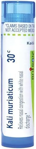 Boiron Kali Muriaticum 30C Homeopathic Medicine For Nasal Congestion 80 Pellets