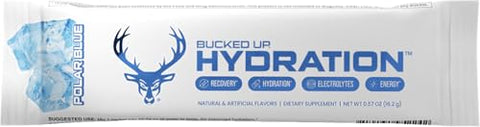 Bucked Up Hydration - Polar Blue Electrolyte And Hydration Powder Drink Mix 18 Packs (18 Servings)