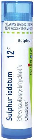 Boiron Sulphur Iodatum 30C Homeopathic Medicine For Runny Nose 80 Pellets