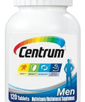 Centrum Multivitamin For Men, Multivitamin/Multimineral Supplement With Vitamin D3, B Vitamins And Antioxidants, Gluten Free, Non-Gmo Ingredients - 200 Count
