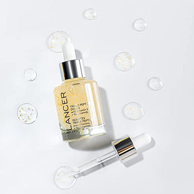 Lancer Skincare Triple Peptide Drops With Vitamin E Daily Anti-Aging Face Serum With Hydrating Hyaluronic Acid 1 Fluid Ounce