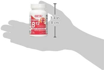Deva Vegan Vitamin B-12 Fast Dissolve Lozenges 90 Tablets (2 Pack)