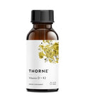 Thorne - Vitamin D K2 Liquid With A Metered Dispenser - Vitamins D3 & K2 To Support Healthy Bones & Muscles - 1 Fl Oz (30 Ml) 600 Servings