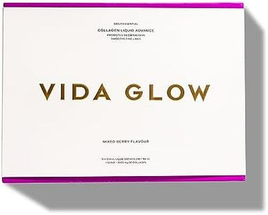 Vida Glow Collagen Liquid Advance Mixed Bery Flavour 15 X 12.4Ml Liquid Sachets Net 186Ml 1 Serve = 5000Mg Of Collagen
