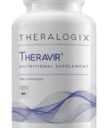Theralogix Theravir Immune Support Supplement 90Day Supply Immune Support Supplement For Women & Men Includes Vitamin D3 Vitamin C Zinc Quercetin & Melatonin Nsf 180 Capsules