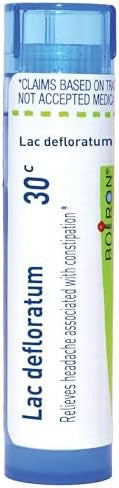 Boiron Lac Defloratum 30C For Headaches Associated With Constipation 80 Pellets