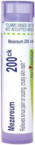 Boiron Mezereum 200Ck Homeopathic Medicine For Sinus Pain 80 Pellets