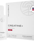 Cymbiotika Creatine+ Creatine And Glutamine Supplement For Amino Energy Recovery Muscle Mass & Brain Support Liposomal Delivery Gluten & Vegan Raspberry Flavor 30Ml Pouches (Pack Of 20)