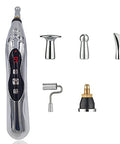 Hkrhsy 5-In-1Electronic Acupuncture Pen Electric Meridians Therapy Heal Massager Meridian Energy Pen Relief Pain Tools