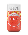 Olly Ultra Strength Hair Softgels Supports Hair Health Biotin Keratin & Probiotic Prebiotic Gummy Digestive Support And Gut Health