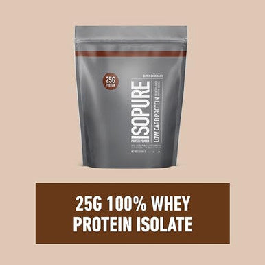 Isopure Build Your Smoothie Chocolate Bundle Dutch Chocolate Low Carb Protein Powder (14 Servings) And Amazing Grass Greens Chocolate Blend Superfood (30 Servings)