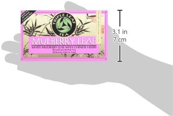 Triple Leaf Tea Bags, Mulberry Leaf, 20 Count
