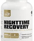 Advocare Nighttime Recovery Amino Acid & Herbal Supplement - Muscle Recovery Supplement With Ashwagandha, L-Arginine, Magnesium & More - 60 Caplets