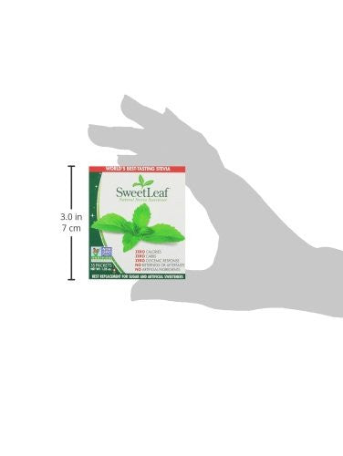 Sweetleaf Stevia Powder Packets - Zero Calorie Sweetener with Stevia Leaf Extract No Artificial Sweetener Additive Sugar Keto Friendly Non GMO Gluten - 35 Packets (Pack of 4)
