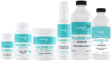 Hyalogic Liquid Zinc Supplement For Immune Support (4 Oz) - Daily Mineral Support Enhanced W/Hyaluronic Acid For Hydration Immune Zinc Liquid For Men And Women Gluten Free, Cruelty Free