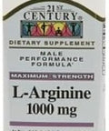 21St Century Larginine 1000Mg Maximum Strength 100 Tablets