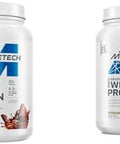 Muscletech Grass Fed Whey Protein Powder Triple Chocolate & Deluxe Vanilla 1.8 Lbs Each
