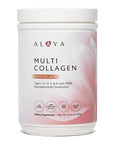 Alaya Multi Collagen Powder - Type I Ii Iii V X Hydrolyzed Collagen Peptides Protein Powder Supplement With Msm Gc (Chocolate)