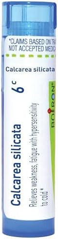 Boiron Calcarea Silicata 6C For Weakness Fatigue With Hypersensitivity To Cold 80 Pellets