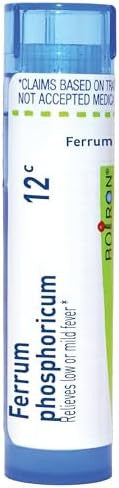Boiron Ferrum Phosphoricum 12C Homeopathic Medicine For Fever 80 Pellets