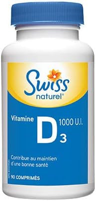 Swiss Natural Vitamin D31000 I.U. Tabs 90