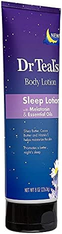 Dr Teal'S Foaming Bath And Lotion Set (2 Pack 42Oz Total) 34Oz Relax & Relief Eucalyptus & Spearmint Foaming Bath 8Oz Nighttime Therapy Melatonin Body Lotion At Home Spa Kit