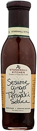 Stonewall Kitchens Sesame Ginger Teriyaki Sauce 11-Ounce Jars (Pack of 6)
