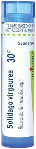 Boiron Solidago Virgaurea 30C For Abundant Nasal Discharge 80 Pellets
