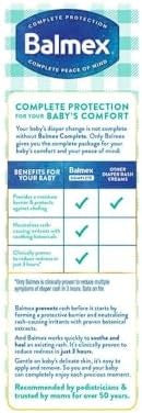Balmex Diaper Rash Cream With Aloe & Vitamin E 4 Oz