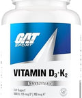 Gat Sport Vitamin D3 K2 5000 Iu (125 Mcg) Vitamin D 60 Day Supply Dietary Supplement 60 Veggie Caps