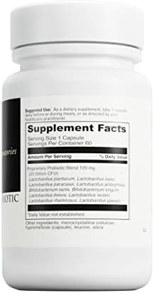 Davinci Labs Daily Best Probiotic A Dietary Supplement Vegetarian Gluten 60 Capsule