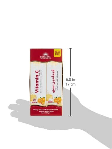 Sunshine Nutrition Vitamin C Effervescent Twin Pack