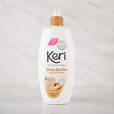 Keri Whole Body Therapy Original Continuous Moisturization 3 Essential Moisturizers (Vitamin E Aloe And Sunflower Seed Oil) 15 Oz Pump