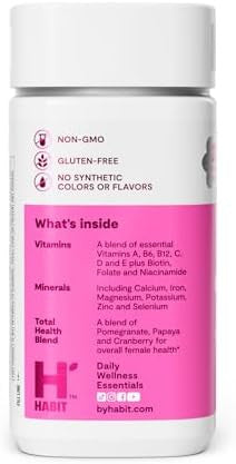 Habit Womens Multi Supplement 2 Pack (120 Capsules) - Look, Supports General Health & Wellness, 23 Essential Vitamins And Minerals, Fruit Extracts, Folate, Iron, B12, Biotin, Non-Gmo