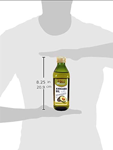 IOS Natural 100% Pure Avocado Oil 17oz, High-Heat Cooking, Frying, Baking, Homemade Sauces, Dressings and Marinades