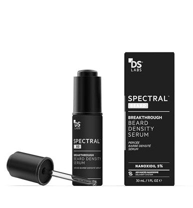 Ds Laboratories Spectral.Brd Beard Conditioning Serum 30Ml - Supports Thicker Fuller Looking Facial Hair With Nanoxidil Biotin Niacinamide Castor Oil & Hyaluronic Acid Non-Greasy Paraben