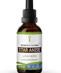 Secrets of the Tribe Star Anise Alcohol Extract Tincture, Star Anise (Illicium verum) Dried Seed Tincture Supplement (2 fl oz)