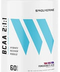 Swolverine Bcaa 2:1:1 Electrolyte Recovery Drink " Essential Amino Acids Bcaas With Lglutamine Supports Muscle Growth & Recovery (60 Servings Pomegranate Acai Flavor)