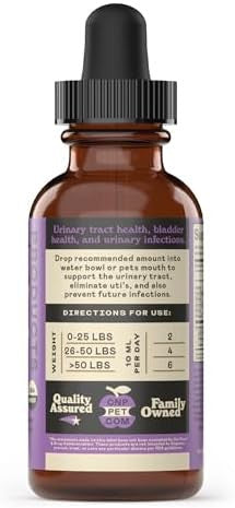 Complete Natural Products Organic Urinary Tract Concentrate For Pets - 4Oz - Pure Organic Urinary Tract Concentrate