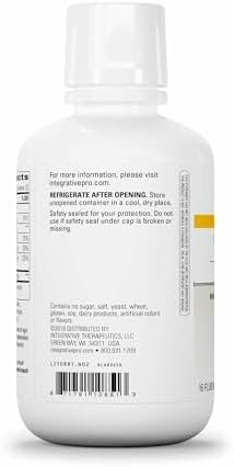 Integrative Therapeutics Liquid Calcium Magnesium Liquid Supplement that Supports Bone Health* Includes Vitamin D3 and a Magnesium Complex GlutenFree and DairyFree Berry 16 oz (32 Servings)