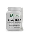 Stevia Reb M powder, Organic, All Natural, 30 grams, 1,000 servings, Puriva | Stevia Rebaudioside M (Reb-M) | Superior to Reb A, Reb D, and stevia extracts | Puriva Nutrition (1 x 30-gram bottle)