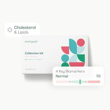 Everlywell Cholesterol And Lipids Test Athome Collection Kit Accurate Results From A Clia Lab Within Days Ages 18+