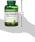 Natures Bounty Saw Palmetto 450 Mg 250 Capsules Pack Of 3