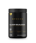 Spoken Nutrition Sleep Builder Melatonin Free Sleep Powder 3 Forms Of Magnesium Cherry Flavor 30 Servings Nighttime Recovery & Relaxation Support