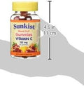 Sunkist Vitamin C, Gummy, Mixed Fruit Flavour, 125 mg, 60 Count
