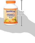 Sunkist Non-Acidic Calcium Ascorbate Vitamin C Capsule, 500mg