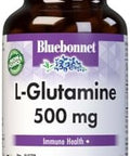 Bluebonnet Nutrition Lglutamine 500Mg Supports Immune Function Nitrogen Transporter Soy Gluten Nongmo Kosher Vegan 100 Vegetable Capsules 100 Servings